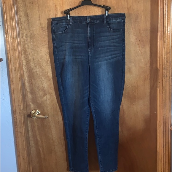 American Eagle Outfitters Denim - AmericanEagle Curvy High Waisted Dark Wash Jegging